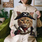 Jj-O_O-Jjの猫海賊団シリーズ★ジャック船長 Cushion