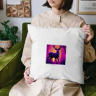 ZeroCreativeのネオンな鹿 Cushion