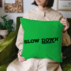 SLOW DoWN333のSLOW DoWN FreeGreen Cushion