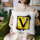 science closet（科学×ファッション）の元素シリーズ　~バナジウム V~ Cushion