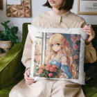 プリンゴブリンの花束バラ子さん Cushion