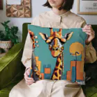 shigeグッズ工房のジャズジラフ Cushion