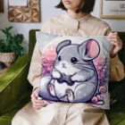 もふっとチンチラ🐭のゲーマーチンチラ Cushion