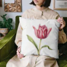 Q_kyuのアンティークチューリップ Cushion