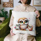 Zenith Blazeのマスカラふくろうさん Cushion