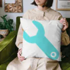 ひまやねんのスパナ みずいろ Cushion