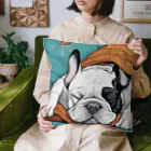 ブヒブヒフィーバーのフレンチフィーバーグッズ Cushion