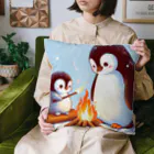 推しの美少女とアイドルのペンギンの進化 Cushion