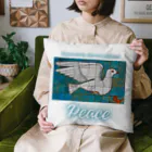 Earth-HarmonyのPeace　平和の鳩 Cushion