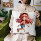 music_japanの一緒に冒険する明るく可愛い少女！ Cushion