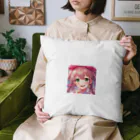 asanonnのリボン付きヘッドバンドな女の子 Cushion