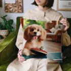 mitsu0123456の可愛い卓球犬 Cushion