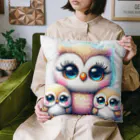 Zenith Blazeのマスカラふくろうさん Cushion