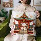 「動物ミリ屋」の笑福 Cushion