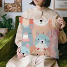 テフラんずの動物ファッションショー Cushion