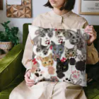 みきぞーん｜保護猫 ミッキー画伯と肉球とおともだちのmuchaguraainima Cushion