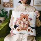 山田デイジーのぽえむちゃんと平良くん Cushion