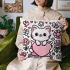 たこ焼きの猫スタンプ Cushion