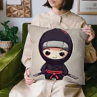 d-design-labのかわいい忍者のイラストグッズ Cushion