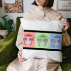 🥚🍏☠︎の末っ子のキョンシーちゃん(3color) Cushion