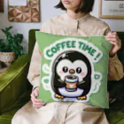 kaeruko0304mamaのコーヒータイムペンギン Cushion