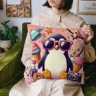 Design Harborのcool penguin クッション