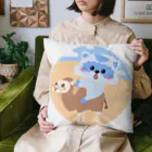 AKARI MACHIDAのあらいぐも(砂) Cushion