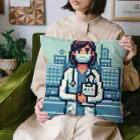 RainboWhaleのドット絵女医 Cushion