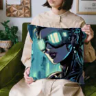 kangekiのサイバーパンクガールNo.40 Cushion