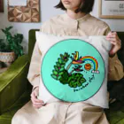 aloha_world_in_circleのrainbow day Cushion