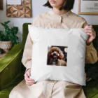 shaiermoiの首をかしげているトイプードル Cushion