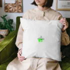 きんぎょのハンガーにかかった緑スライム Cushion