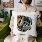 ぱぐ✩.*˚パグ✩.*˚PUG✩.*˚の絵画風pug  Cushion