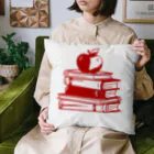 ConversationStarterのりんごと本　知恵の実 Cushion