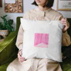 ピンク系水彩画の水彩 ベビーピンク Cushion