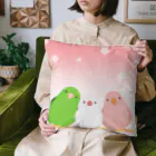 ぽっぽこ本舗の三色インコ Cushion