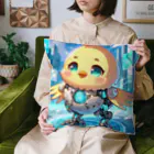 きっとカワイイ何でも図鑑の転移するひよこ Cushion