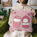 ‪︎‬♥︎sumin‪︎‬♥︎のいちごなうさぎ Cushion