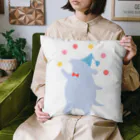 バクのSHOPのジャグリング②青帽子 Cushion