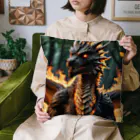 cotaro_worksの勇敢なドラゴン リアルワールド風 Cushion