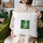 tentetenの高い木と森と人 Cushion