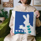 おはよう♥レオとニコの不思議のうささん Cushion