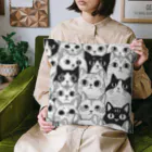 よろずや 重月の猫の小宇宙（ねこのこうちゅう） Cushion