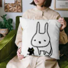 のほほん屋のうさねこちゃんとくろちゃん Cushion