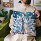 めるとのAIショップの４月誕生石ダイアモンド：多尾の狐 Cushion