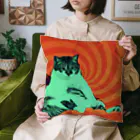 garoglare.comのcat of feel bull:type B Cushion