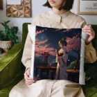 さぎょう擁の女騎士、桜の下で Cushion