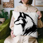 wolneko_keibaのウルフ（アイコン） Cushion