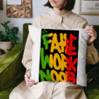 NOOBのラスタカラーグラフィティGRAFFITI  Cushion