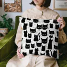 sian_のたくさんの黒猫 Cushion